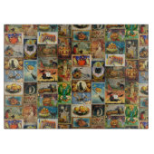  Halloween Cards Collage Snijplank (Voorkant)