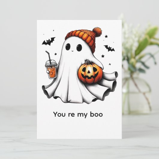 Halloween cards kaart (Staand voorkant)