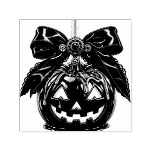 Halloween Carmel Apple Jack-o-Lantern Zelfinktende Stempel