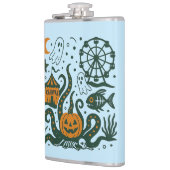 Halloween carnaval onder de oceaan heupfles (Links)