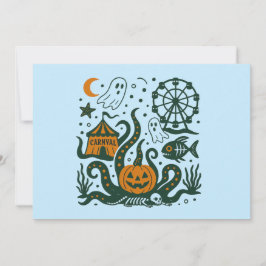 halloween carnaval onder de oceaan kaart