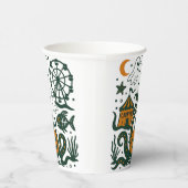 Halloween carnaval onder de oceaan papieren bekers (Rechts)