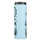 Halloween carnaval onder de oceaan thermosbeker (Achterkant)