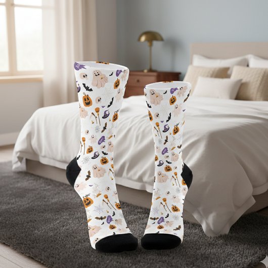 Halloween Cartoon Pattern Sokken