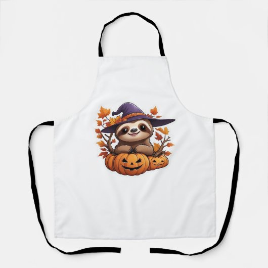 Halloween Cartoon Sloth Classic T-shirt Schort (Voorkant)