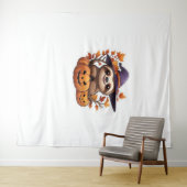 Halloween Cartoon Sloth Classic T-shirt Wandkleed (In Situ (horizontaal))