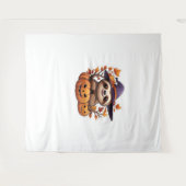 Halloween Cartoon Sloth Classic T-shirt Wandkleed (Voorkant (horizontaal))