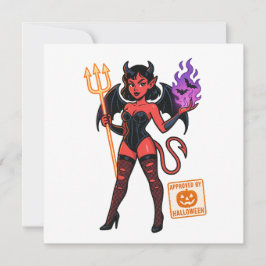 Halloween Cartoon Succubus - Donker en speels