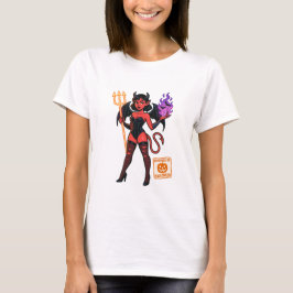 Halloween Cartoon Succubus - Donker en speels T-shirt