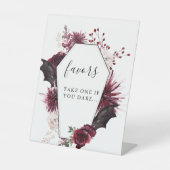 Halloween Cash Bar Reclamebord Met Voetstuk (Voorkant)