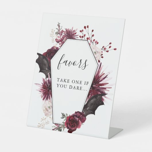 Halloween Cash Bar Reclamebord Met Voetstuk (Voorkant)