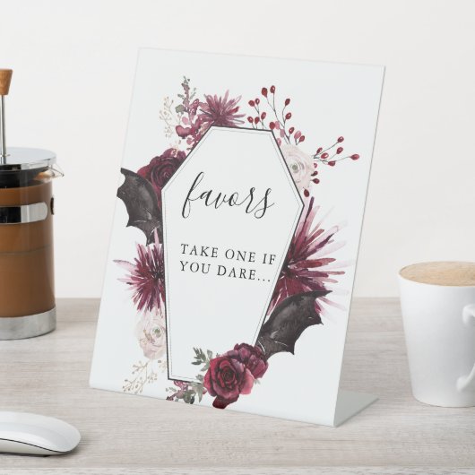 Halloween Cash Bar Reclamebord Met Voetstuk (Insitu)