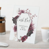 Halloween Cash Bar Reclamebord Met Voetstuk (Insitu)