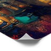 Halloween Castle, Ghost Castle, Japanse Art Poste Poster (Hoek)