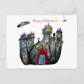 Halloween Castle happy Halloween Briefkaart (Voorkant)