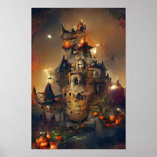 Halloween Castle, Japans Art Manga Poster (Voorkant)