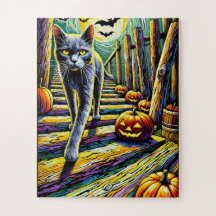 Halloween Cat 50 Stuk Kinder Puzzel