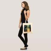 Halloween Cat and Ghost beroemd gemaakt door Got Y Tote Bag (Voorkant (model))