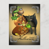 Halloween Cat and Mouse Games Briefkaart (Voorkant)