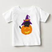 Halloween Cat, Black Cat, heks Pet, pompoen (Voorkant)