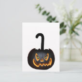 Halloween Cat Briefkaart (Staand voorkant)
