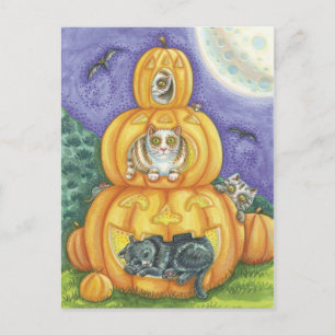 Halloween Cat Briefkaart