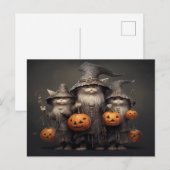 Halloween Cat Briefkaart (Voorkant / Achterkant)