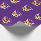 Halloween Cat Cadeaupapier (Hoek)