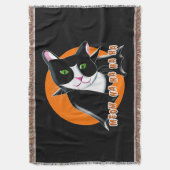 Halloween Cat Deken (Voorkant Verticaal)