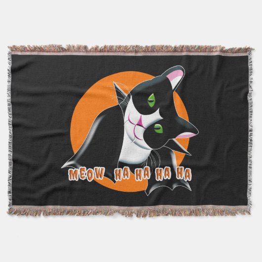 Halloween Cat Deken (Voorkant)