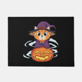 Halloween Cat Deurmat (Voorkant)