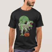 Halloween Cat Dinosaur T Rex Mummy Pumpkin for Boy T-shirt (Voorkant)