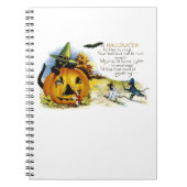 Halloween Cat en Mouse Notitieboek (Voorkant)