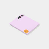Halloween Cat en Pumpkin Post-it® Notes (Schuin)