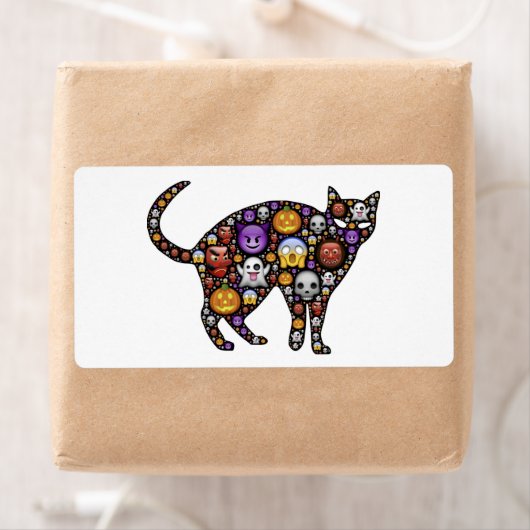 HALLOWEEN CAT ETIKET (Insitu)