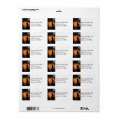 Halloween Cat Etiket (Full Sheet)