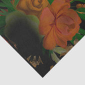 Halloween Cat Floral-ontkoppeling Tissuepapier (Detail)