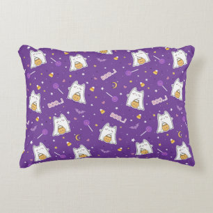 Halloween Cat Ghost Accent Pillow Kussen