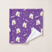 Halloween Cat Ghost Badhanddoek Set Bad Handdoek (Wasdoekje)