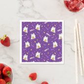 Halloween Cat Ghost Napkins Servet (Insitu)