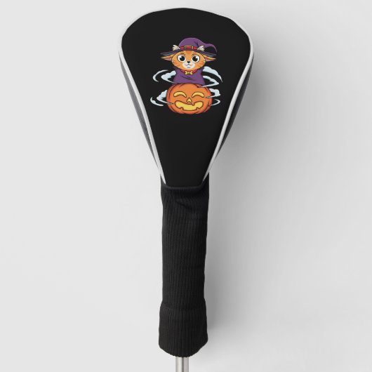Halloween Cat Golfheadcover (Voorkant)
