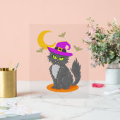 Halloween Cat Halloween Costume Acryl Bord (Huwelijk)