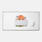Halloween Cat Halloween Costume Bureaumat (Keyboard & Muis)