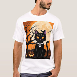 Halloween Cat (Happy Halloween, cadeau voor famili T-shirt
