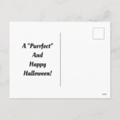Halloween Cat Holiday Briefkaart (Achterkant)