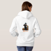 Halloween Cat  Hoodie (Achterkant volledig)