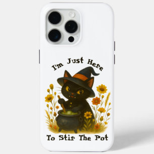Halloween Cat - Ik ben hier om de pot te roeren iPhone 15 Pro Max Hoesje