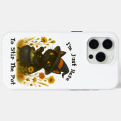Halloween Cat - Ik ben hier om de pot te roeren Case-Mate iPhone Case (Achterkant (horizontaal))