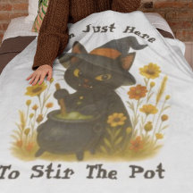 Halloween Cat - Ik ben hier om de pot te roeren