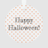  Halloween Cat in Top Hat Ornament (achterkant)